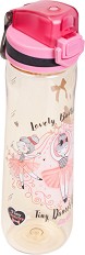 Детска бутилка от тритан Lizzy Card - С вместимост 600 ml от серията Lovely Ballerina — 7700019003