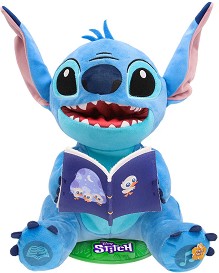 Плюшен интерактивен Стич Разказвач на истории - IMC Toys - Със светлина и звук, на тема Лило и Стич — 490000