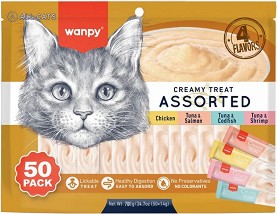    Wanpy Creamy Treat Assorted -   50  x 14 g,  ,    ,    ,    ,   3  - 
