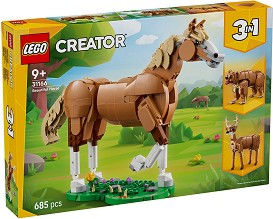 LEGO Creator - Красив кон 3 в 1 - Детски конструктор — 31166