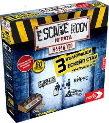 Escape Room - Началото - Настолна логическа игра на български език — Noris 606102034037