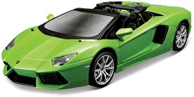 Метална количка за сглобяване Lamborghini Aventador LP - Maisto Tech - С мащаб 1:24 — 39124