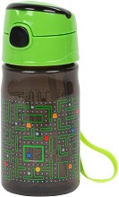 Детска пластмасова бутилка Derform Pac-Man - С вместимост 330 ml — 97579