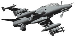 Военен самолет - BAe Systems Hawk - Сглобяем авиомодел — Airfix A03073