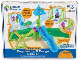 Конструктор Детска площадка - Learning Resources - 104 части
