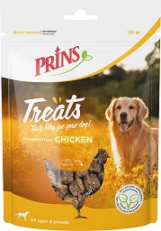 Натурални лакомства за кучета Prins - 120 г, с пилешко, от серията Treats