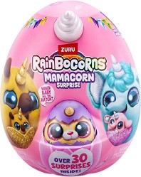 Плюшена играчка Мамакорн и бебе изненада - Zuru - От серията Rainbocorns — 92121