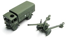 Военен камион AEC Matador и оръдие 5.5 inch Gun - Сглобяеми модели — Airfix A01314