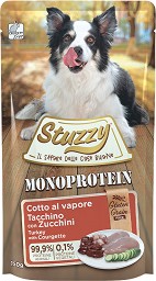 Пауч за кучета Stuzzy Monoprotein Adult - 150 г, с пуешко и тиквички, в зряла възраст