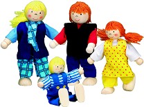 Young Family - Семейство дървени кукли — Goki 51955