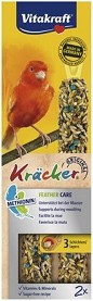 Крекери за канарчета за оперение Vitakraft Feather Care - 2 броя