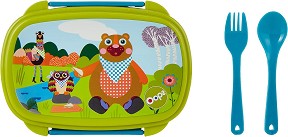 Кутия за хранене 4 в 1 - Oops - С аксесоари от серията Мече — OP4000610