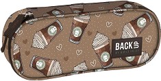Овален ученически несесер BackUp A 07 - С 1 отделение от серията Chocolate Shake — 709456