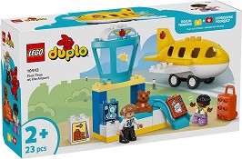 LEGO Duplo - За първи път на летището - Детски конструктор — 10443