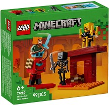 LEGO Minecraft - Битка в пъклената лава - Детски конструктор — 21266