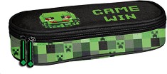 Овален ученически несесер Pixel Mask Paso - С 1 отделение от серията Minecraft — PP26ME-013