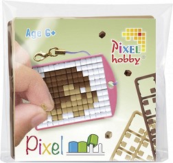 Мозайка ключодържател Таралеж - Pixelhobby - Творчески комплект — 23151