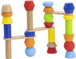 Дървени фигурки - Игра за баланс — Viga Toys 44679