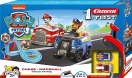 Писта за колички с дистанционни Ready Race Rescue - Carrera - С 2 колички със светлини на тема Пес Патрул — 20063031