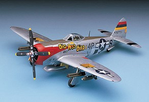 Изтребител - P-47D Nose Art - Сглобяем авиомодел — Academy 2211