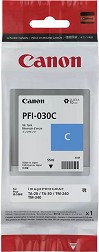 Касета с мастило за принтер Canon PFI-030 Cyan - 55 ml