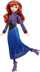 Кукла Анна с кънки на лед - Mattel - На тема Замръзналото кралство — JBG54