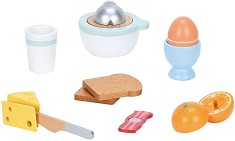 Дървен комплект за закуска - Lelin Toys — L40295