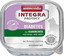 Пастет за котки с диабет Integra Protect Diabetes - 100 г, със заешко, в зряла възраст