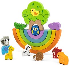 Дъга - Дървена игра за баланс — Viga Toys 44590