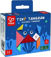 Танграм HaPe - Дървена логическа игра — 6609
