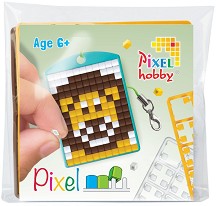 Мозайка ключодържател с пиксели Лъв - Pixelhobby - Творчески комплект — 23131