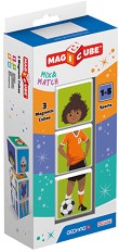 Магнитни кубчета Geomag - Sports - От 3 части, от серията Magicube — 111