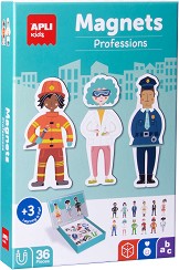 Професии - Apli Kids - Образователен магнитен комплект — 20383