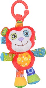 Музикална играчка за закачане BaliBazoo Monkey Maia