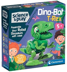 Конструктор Dino-Bot T-Rex - Clementoni - От серията Science and Play — 75073