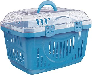 Транспортна клетка за кучета и котки Georplast Rocket Transparent - 49 × 33 × 33 см