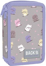 Несесер с ученически пособия BackUp DW 02 - С 2 отделения от серията Kawaii Cats — 709449