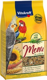 Храна за средни папагали Vitakraft Menu - 1 кг