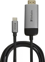  USB-C male  HDMI male Verbatim - 1.5 m - 