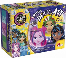 Оцвети фигурки на момичета - Lisciani Giochi - Творчески комплект от серията The Moon Academy — 107537