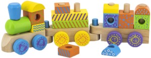 Дървено влакче за сглобяване - Viga Toys — 50572