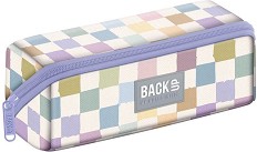 Ученически несесер BackUp K 01 - С 1 отделение от серията Pastel Checkered — 710407