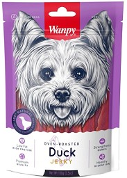 Натурални лакомства за кучета Wanpy Jerky - 100 г, с патешко