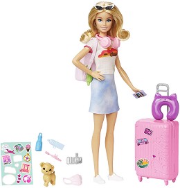Кукла Барби Малибу на път - Mattel - На тема Barbie — HJY18