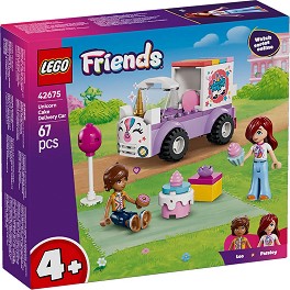 LEGO Friends - Кола-еднорог за доставка на торти - Детски конструктор — 42675