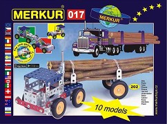 Метален конструктор Камион 10 в 1 - Merkur - 202 части — 1570_017