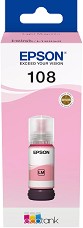 Мастило за принтер Epson 108 EcoTank Light Magenta - 7200 страници