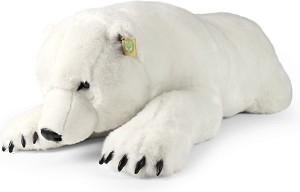 Голяма плюшена полярна мечка Rappa - С дължина 109 cm — 185838