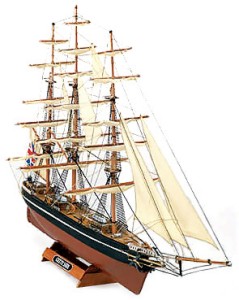 Клипер - Cutty Sark - Сглобяем модел от дърво — Mamoli ММ08