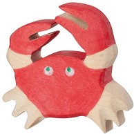 Дървена фигурка на рак - Goki — 80203